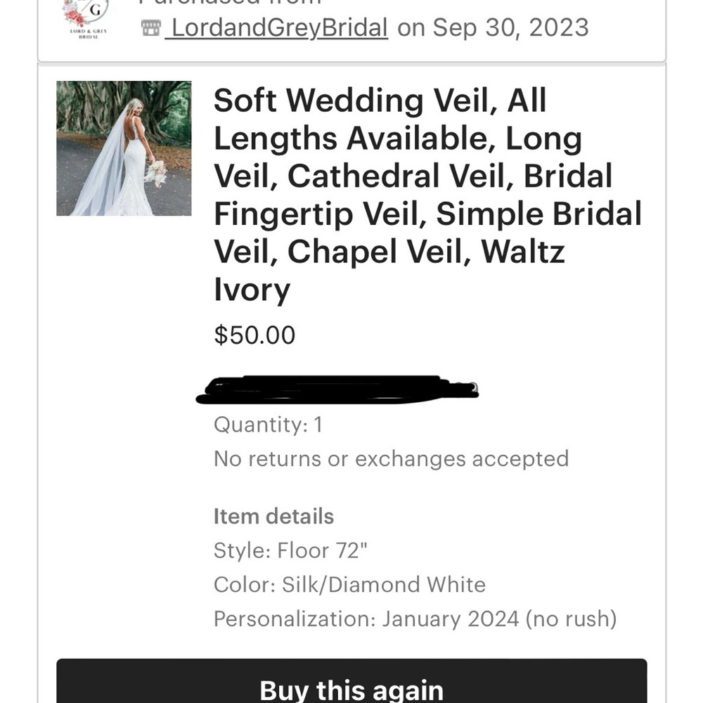 Cathedral Wedding Veil